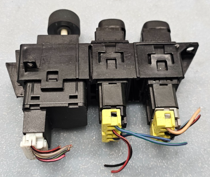 🔥95-11 EXPLORER RANGER REAR WIPER SWITCH DEFROST FOG LAMP LIGHT CONTROL BLACK