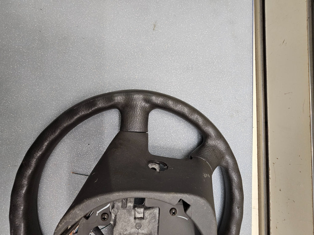 🔥02-05 Ford Explorer Steering Wheel Leather CRUISE CONTROL Assembly Black OEM