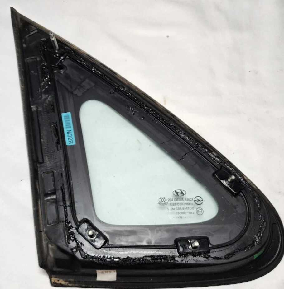 🔥07-10 Hyundai Elantra Right Passengers REAR Quarter Glass
