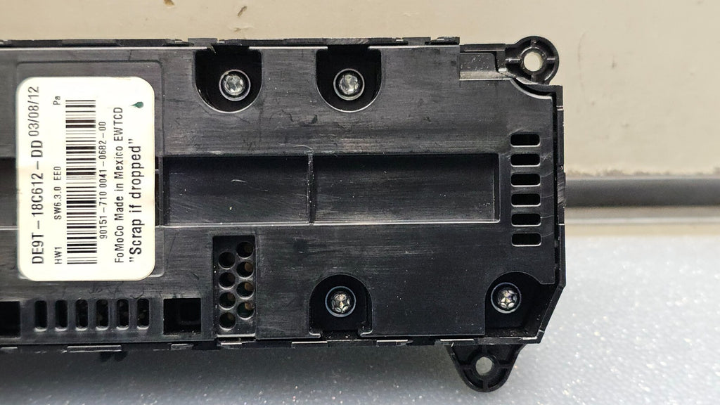 13-19 Lincoln MKT Dash AC Heater Temperature Climate Control Panel Conditioning