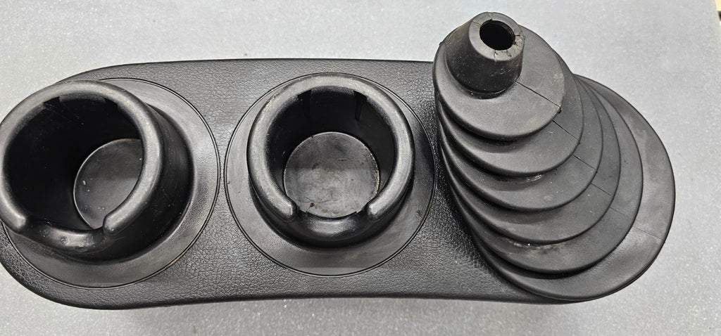 🔥04-08 Ford F150 4X4 Floor Mount Cup Drink Holder Transfer Case Shifter Black