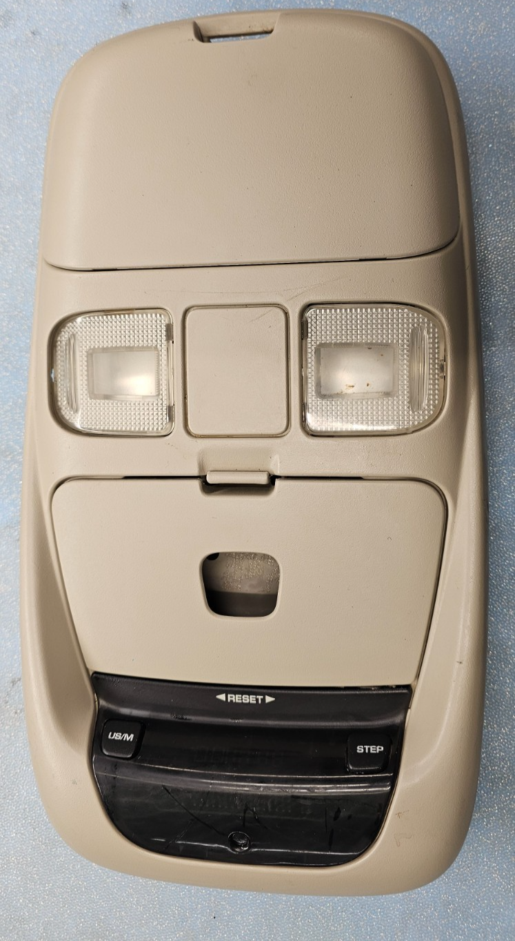 🔥98-01 Dodge Ram 1500 2500 Overhead Console Storage Dome Map Light Lamp TAN