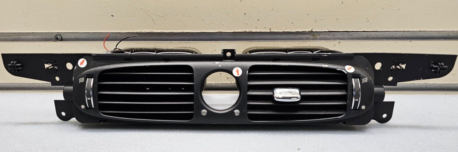 🔥04-09 Jaguar XJ8 Center Dash AC Heater Air Vent Conditioning Bezel Black OEM