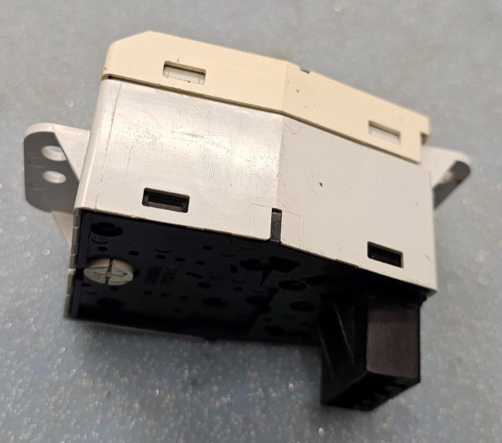99-04 Honda ODYSSEY REAR Dash A/C Heater CLIMATE TEMPERATURE Control Unit White