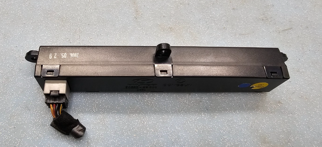 🔥09-12 Hyundai Santa Fe Dash Clock Display  Assembly Passenger Bag Black