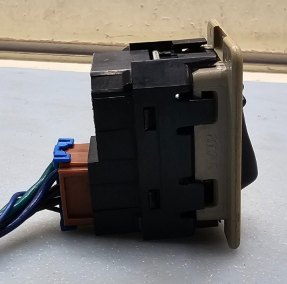 🔥99-02 Chevy Silverado SIERRA Power Window Switch Lock REAR Left/Right Tan WS3