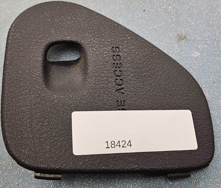 🔥98-01 Dodge RAM Fuse Box Access Door Cover Lid Cap Black