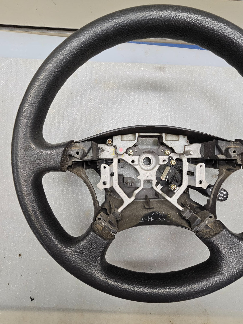 🔥2008-2016 Toyota Land Cruiser Steering Wheel Leather BLACK