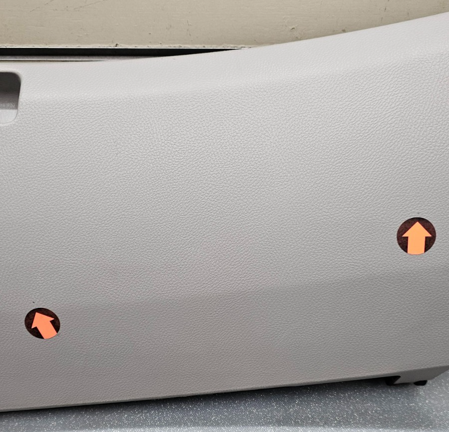🔥08-12 Accord Dash Glove Box Storage Compartment Instrument Panel Assembly Gray