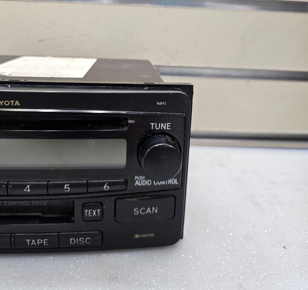 🔥2004-2007 Toyota Highlander Single AM FM CD Cassette Radio Player Receiver