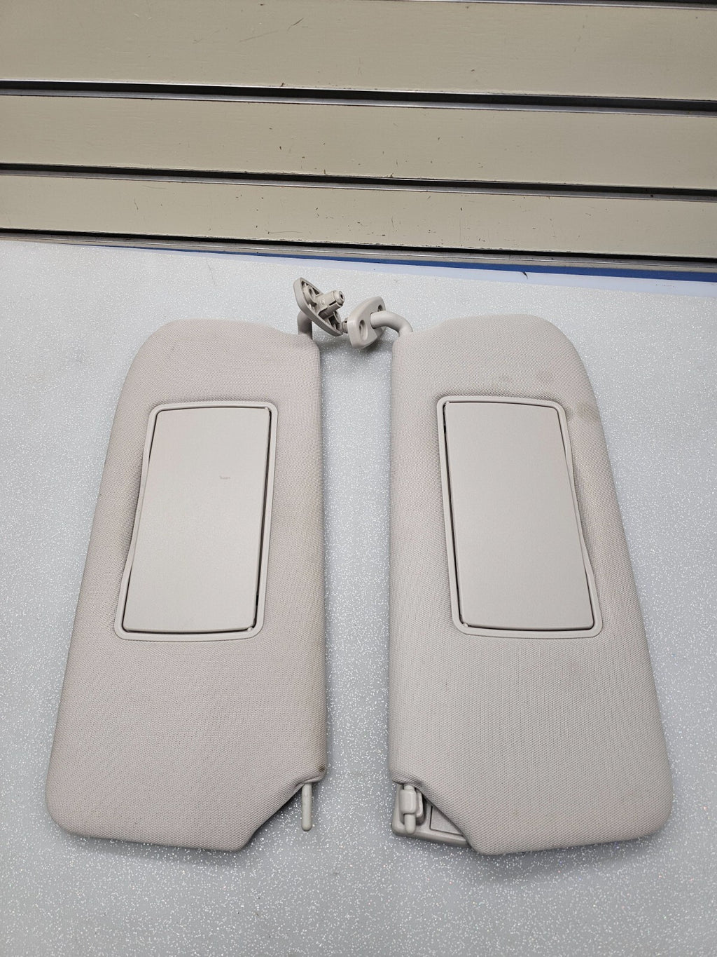 🔥07-12 NISSAN SENTRA Sun Visor Assembly Mirror Driver Passenger Pair Gray OEM