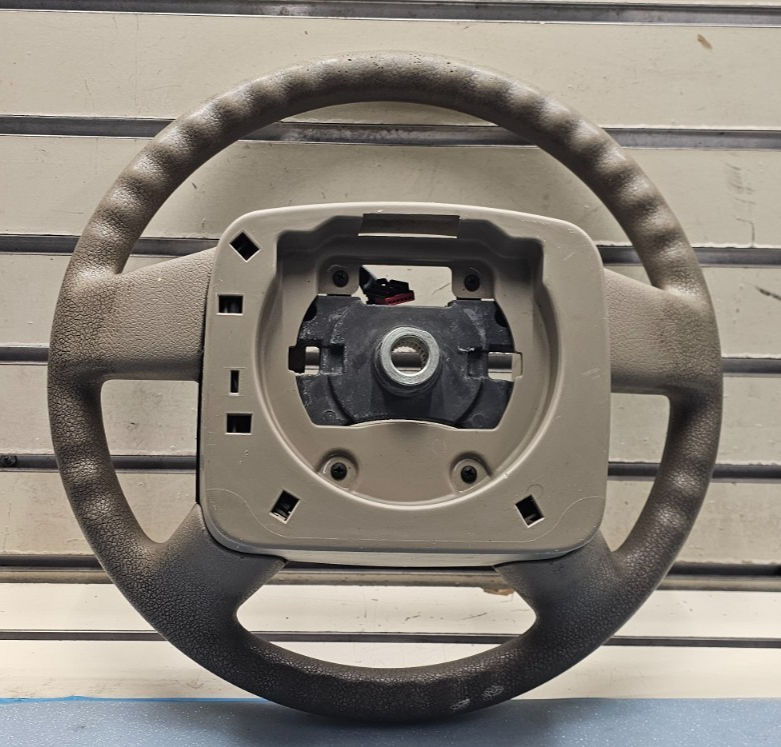 🔥2004-2008 Ford F-150 Tan Leather Wrapped Steering Wheel OEM CONTROL SWITCH TAN