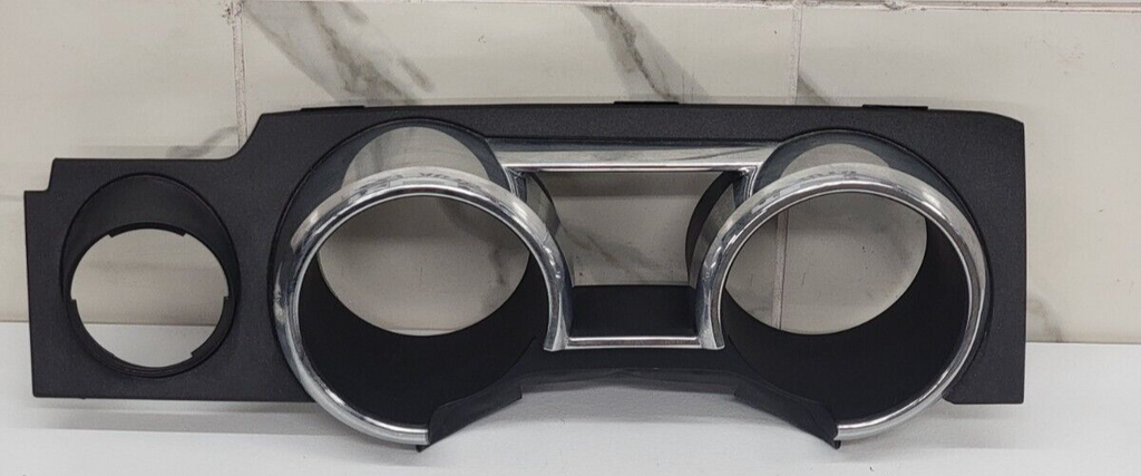 🔥05-09 Mustang Dash Instrument Cluster Bezel Speedometer Trim Chrome/Black C32