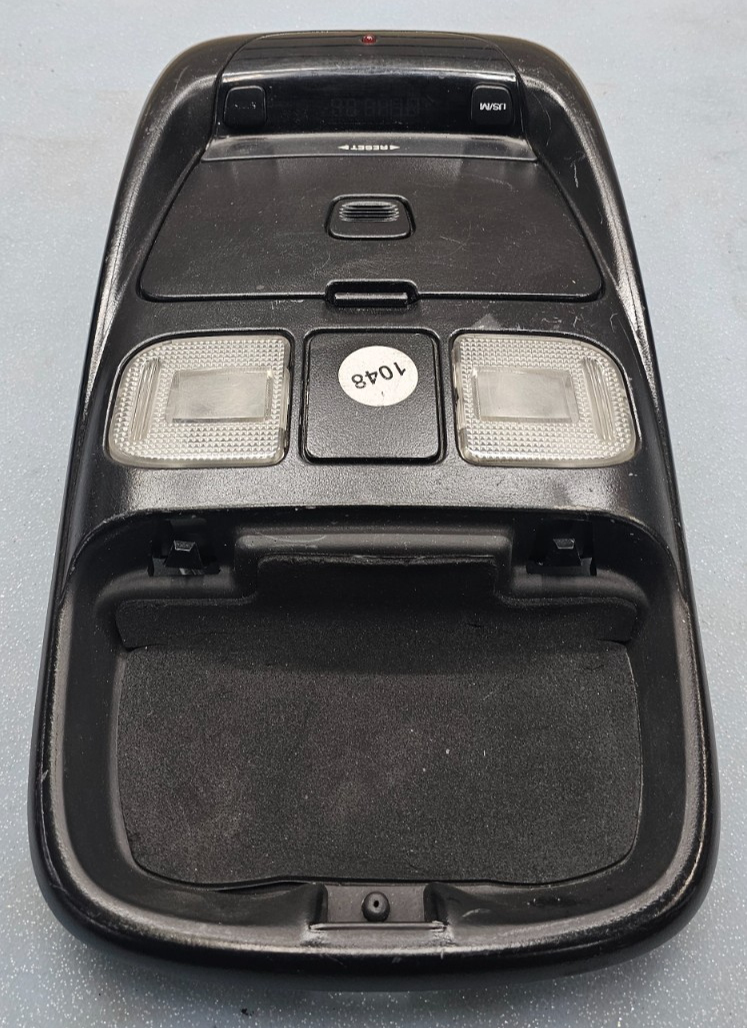 🔥98-01 Dodge Ram Overhead Console Storage Dome Map Light Lamp Assembly Black