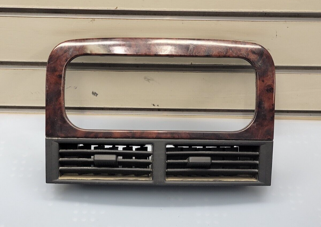 🔥99-04 Jeep Grand Cherokee Center Dash RADIO Bezel A/C Air Vent Trim woodgrain