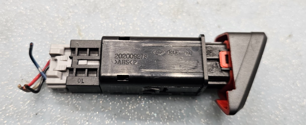 🔥11-14 HYUNDAI SONATA GLS HAZARD Emergency Flasher Switch Assembly Black OEM