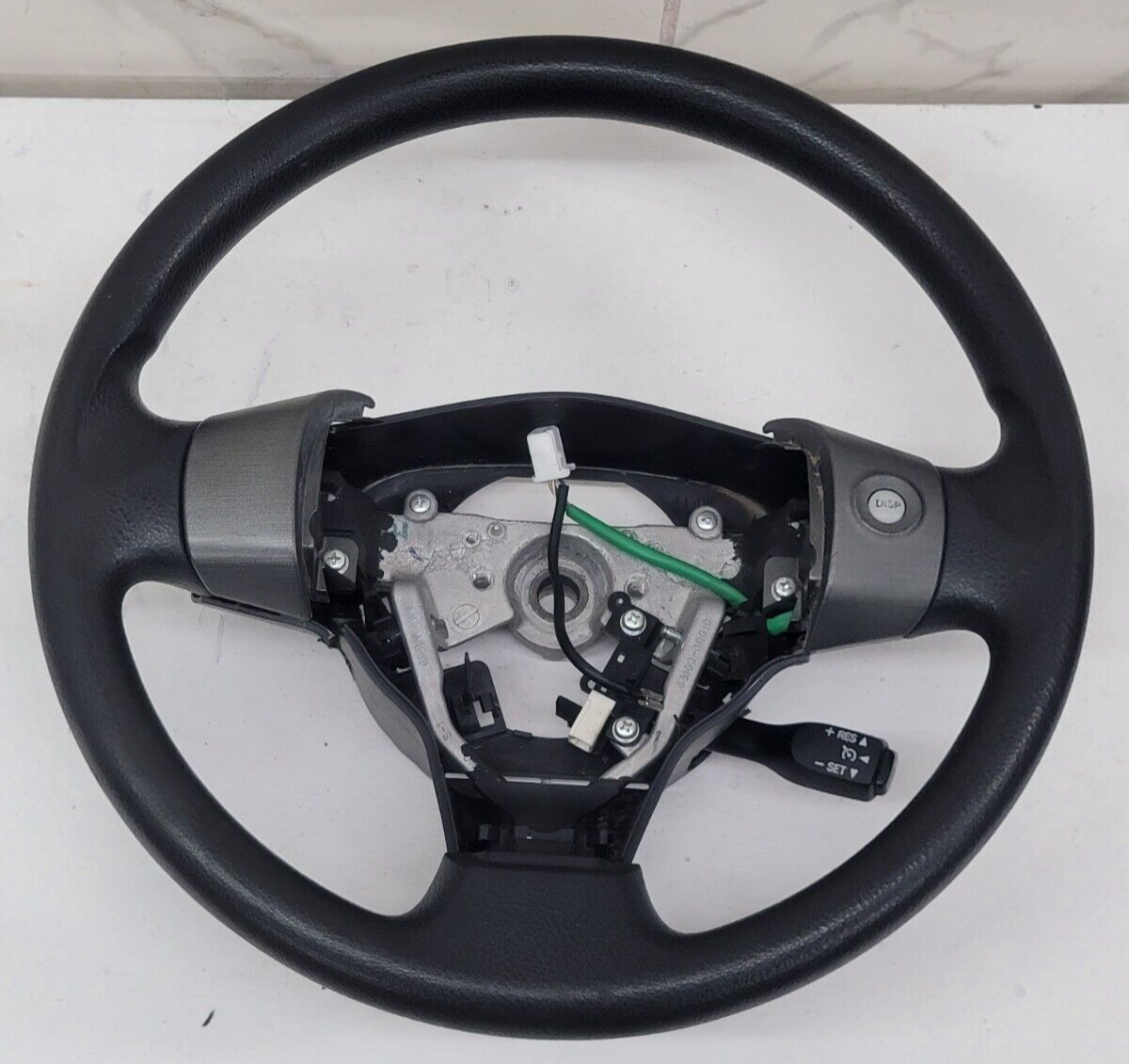 🔥06-12 TOYOTA RAV4 LEFT DRIVER STEERING COLUMN WHEEL COVER LEATHER BLACK OEM