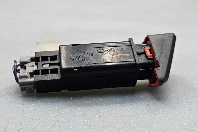 🔥11-14 HYUNDAI SONATA GLS HAZARD Emergency Flasher Switch Assembly Black OEM