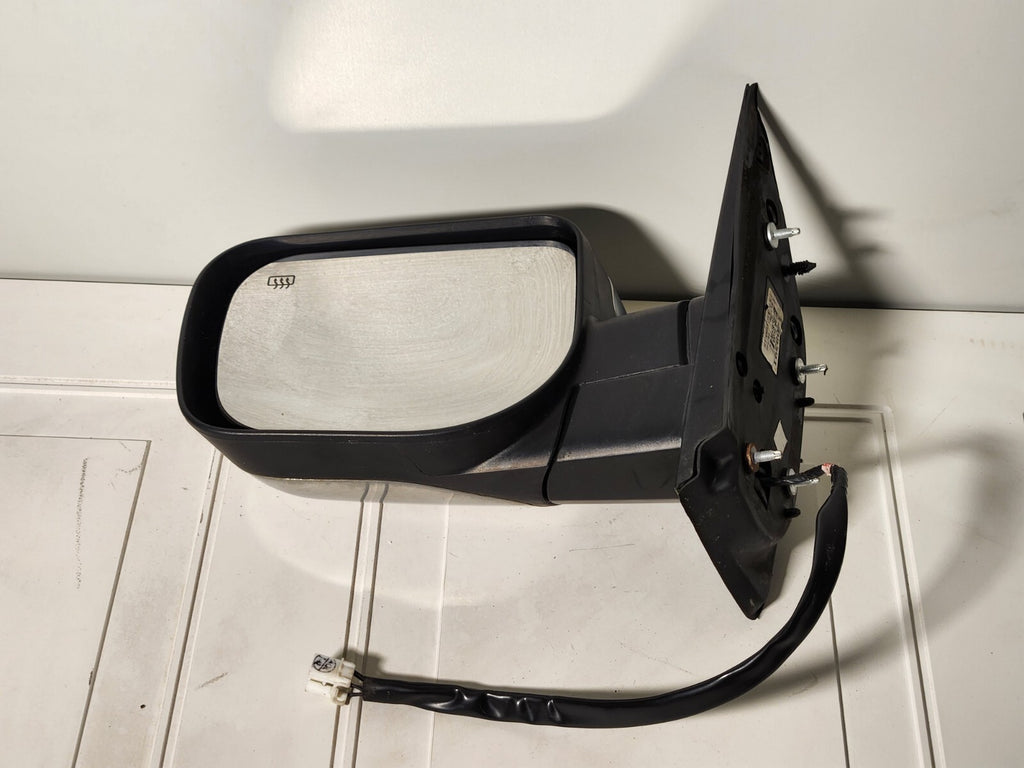 🔥04-14 Nissan Armada Left Driver Chrome Power Mirror W/Ht Mem Lamp Black
