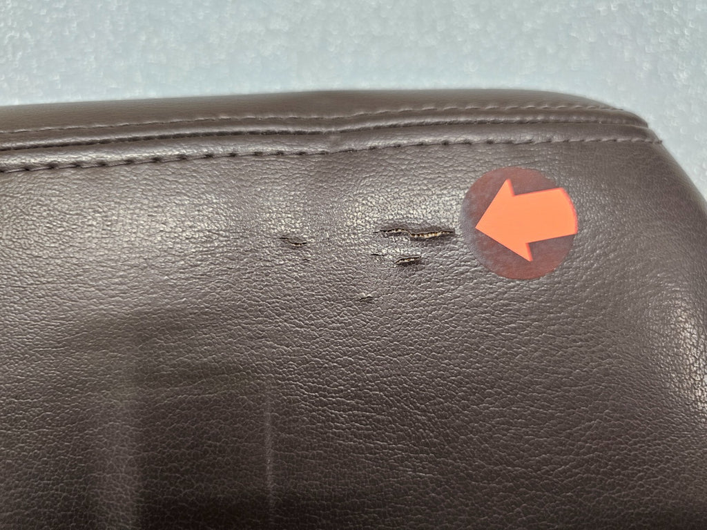 07-17 TRAVERSE ACADIA Enclave Leather Armrest Center Console Lid Assembly BLACK