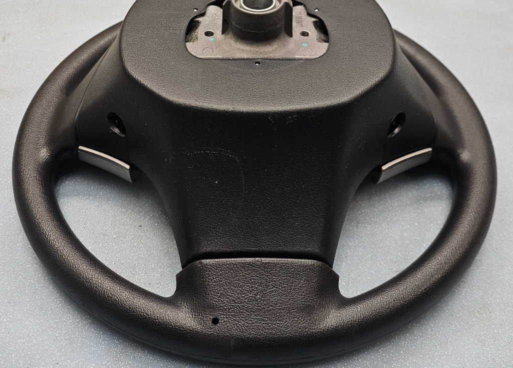 🔥07-09 Elantra Left Driver Steering Column Wheel Cruise Control Leather Black