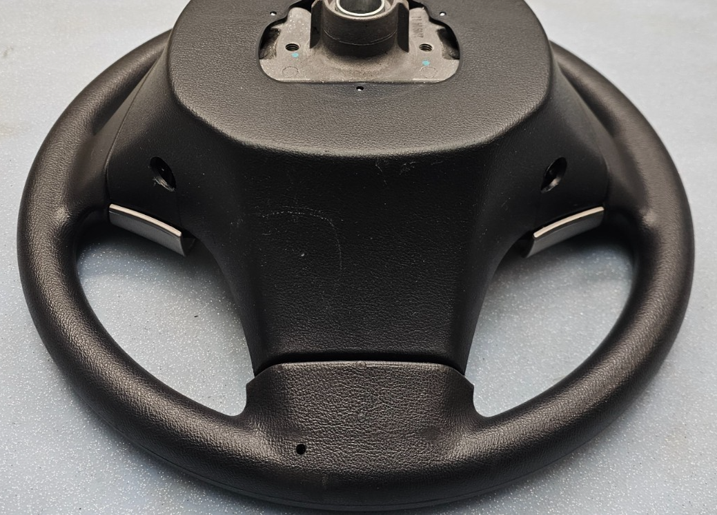 🔥07-09 Elantra Left Driver Steering Column Wheel Cruise Control Leather Black