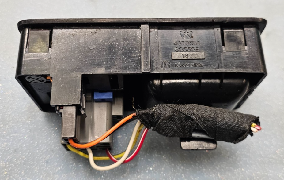 🔥87-95 Chrysler Lebaron Convertible Top Roof Control Switch Black OEM