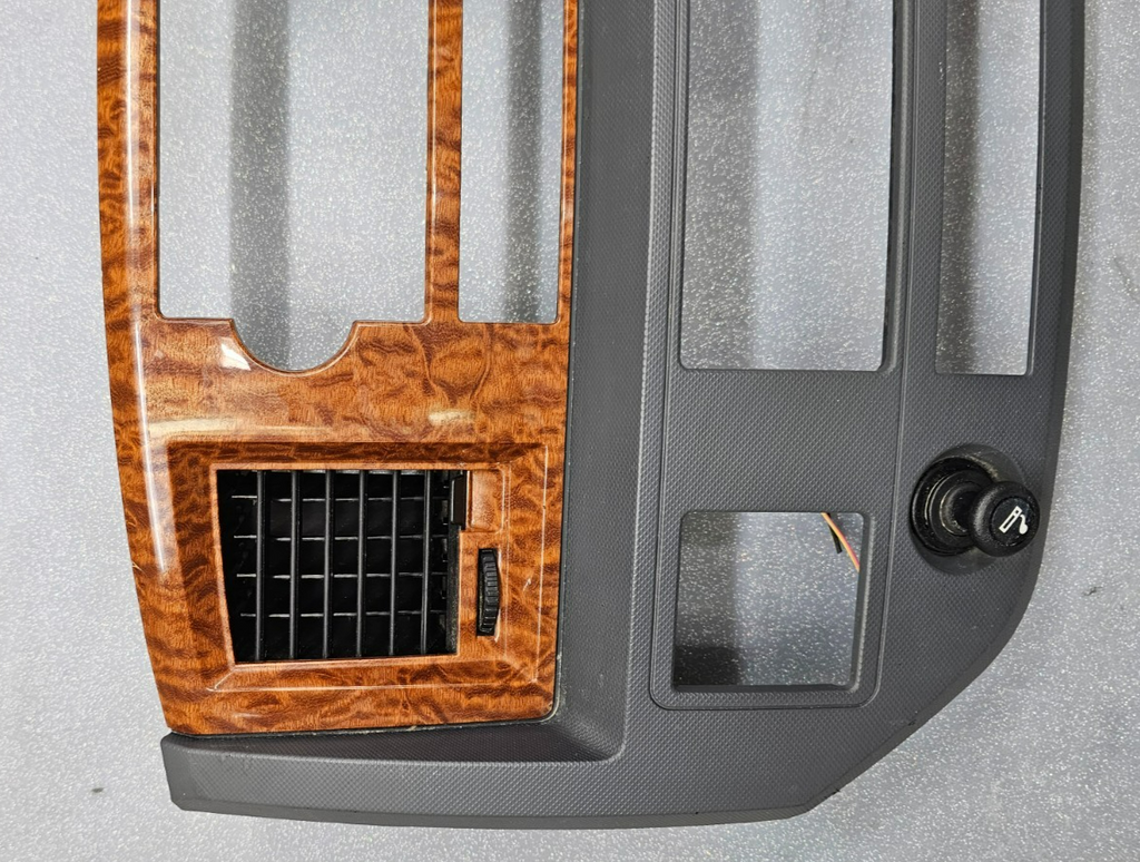 🔥06-08 Dodge RAM Dash RADIO Stereo Bezel Climate Trim Panel Grey/woodgrain