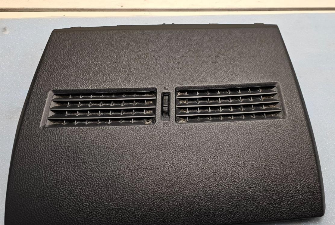 🔥07-12 Versa Center Dash HVAC AC A/C Air Vent Bezel Trim Upper Panel BLACK OEM