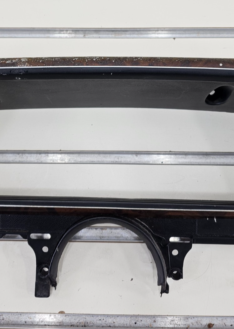 87-91 Ford F150 F250 BRONCO Dash Instrument CLUSTER Bezel Speedometer Woodgrain