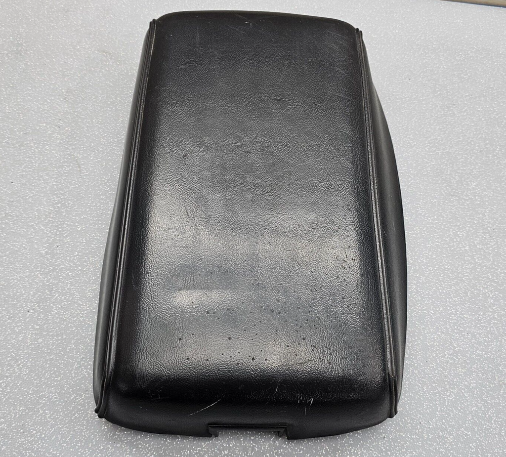🔥82-92 Camaro Center Console Lid Top Pad Sliding Armrest Storage Cover Black