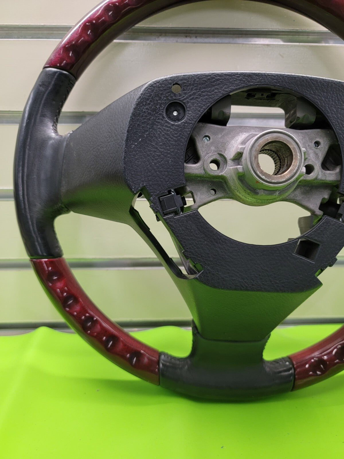 🔥06-11 Lexus GS300 GS350 GS430 Steering Wheel OEM Red Wood Black Leather OEM