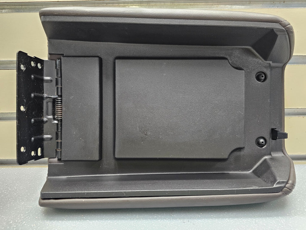 07-17 TRAVERSE ACADIA Enclave Leather Armrest Center Console Lid Assembly BLACK