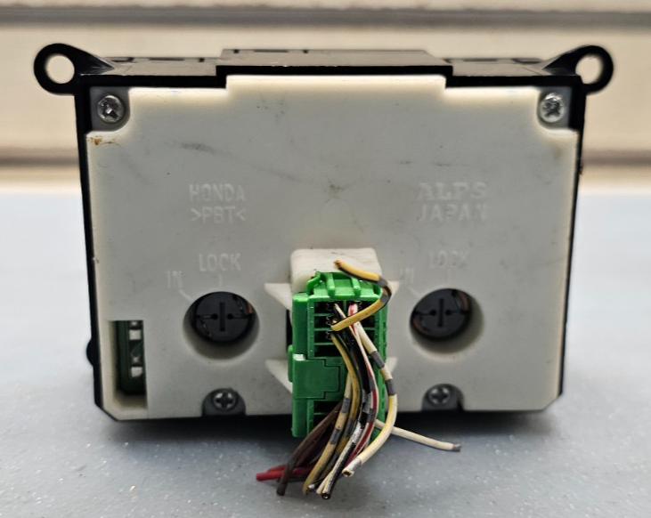 🔥01-06 Acura MDX Rear AC A/C HVAC Heater Climate Temperature Control Black