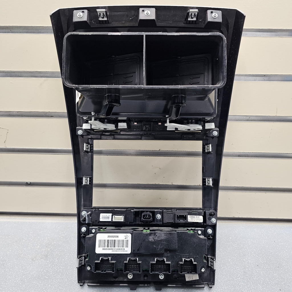 🔥07-12 GMC Acadia Center Dash Radio Bezel Climate Control Trim Panel Silver OEM
