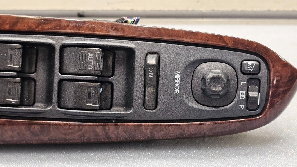 🔥01-06 Acura MDX Left Driver Master Power Window Control Switch Assembly Wood
