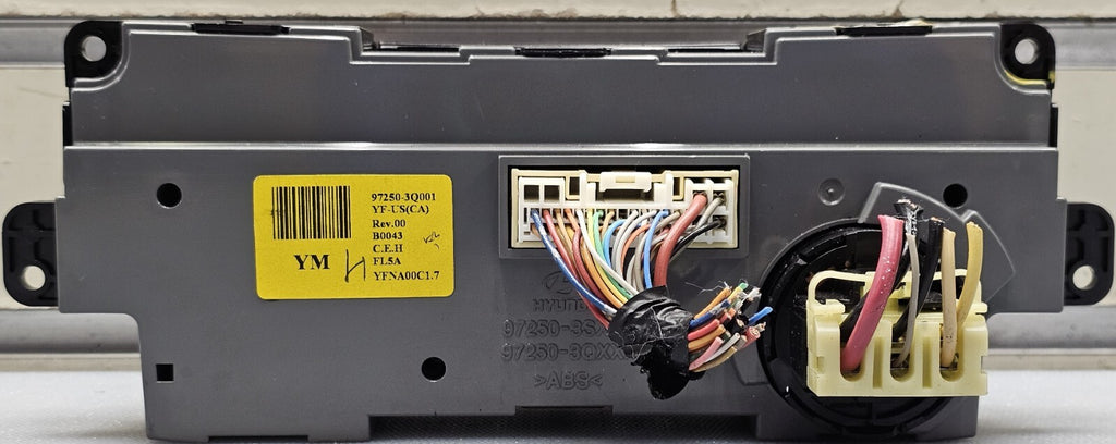 11-13 Hyundai Sonata Heater Temperature Climate Control Panel Unit Conditioning