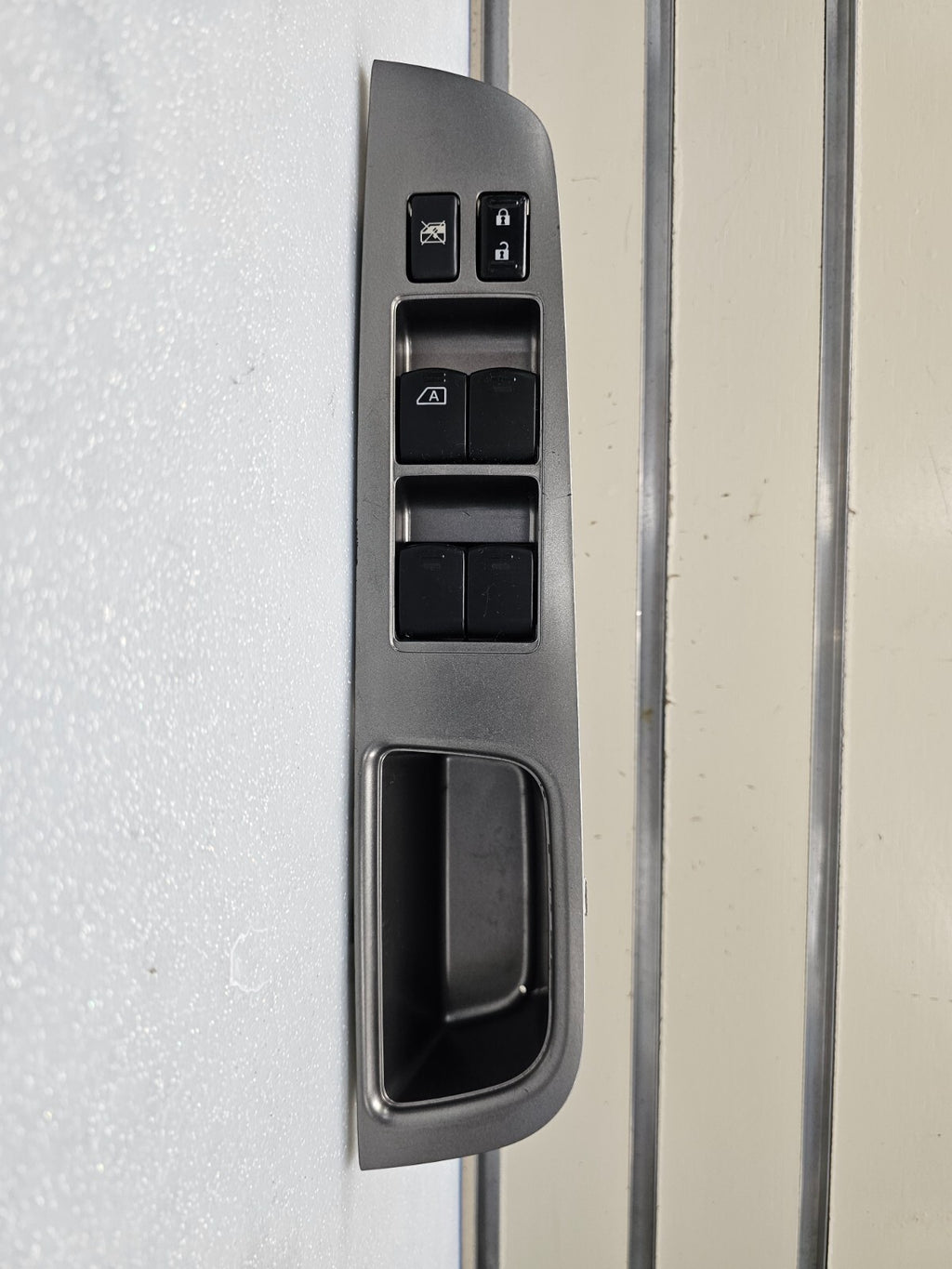 🔥07-10 Versa Front Left Driver Master Door Window Switch Lock Control SILVER