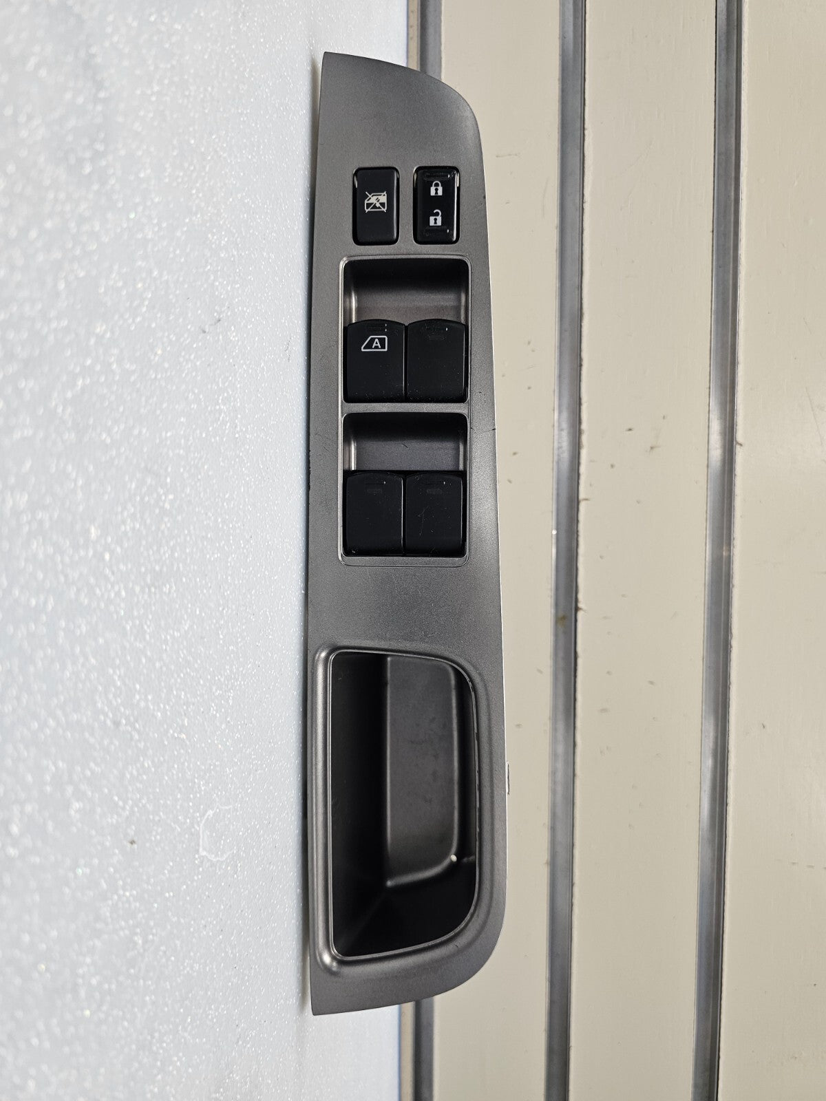 🔥07-10 Versa Front Left Driver Master Door Window Switch Lock Control SILVER