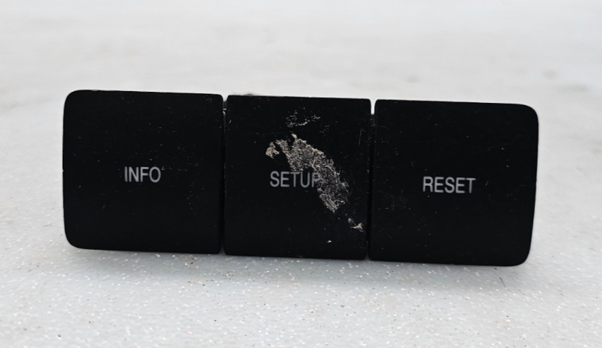 🔥08-12 Ford Focus Escape Info Setup Reset Dash Control Memory Switch Black OEM