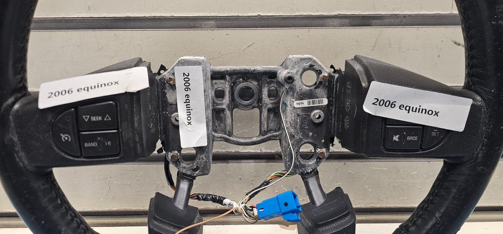 🔥05-06 CHEVROLET EQUINOX STEERING WHEEL CRUISE CONTROL BLACK OEM