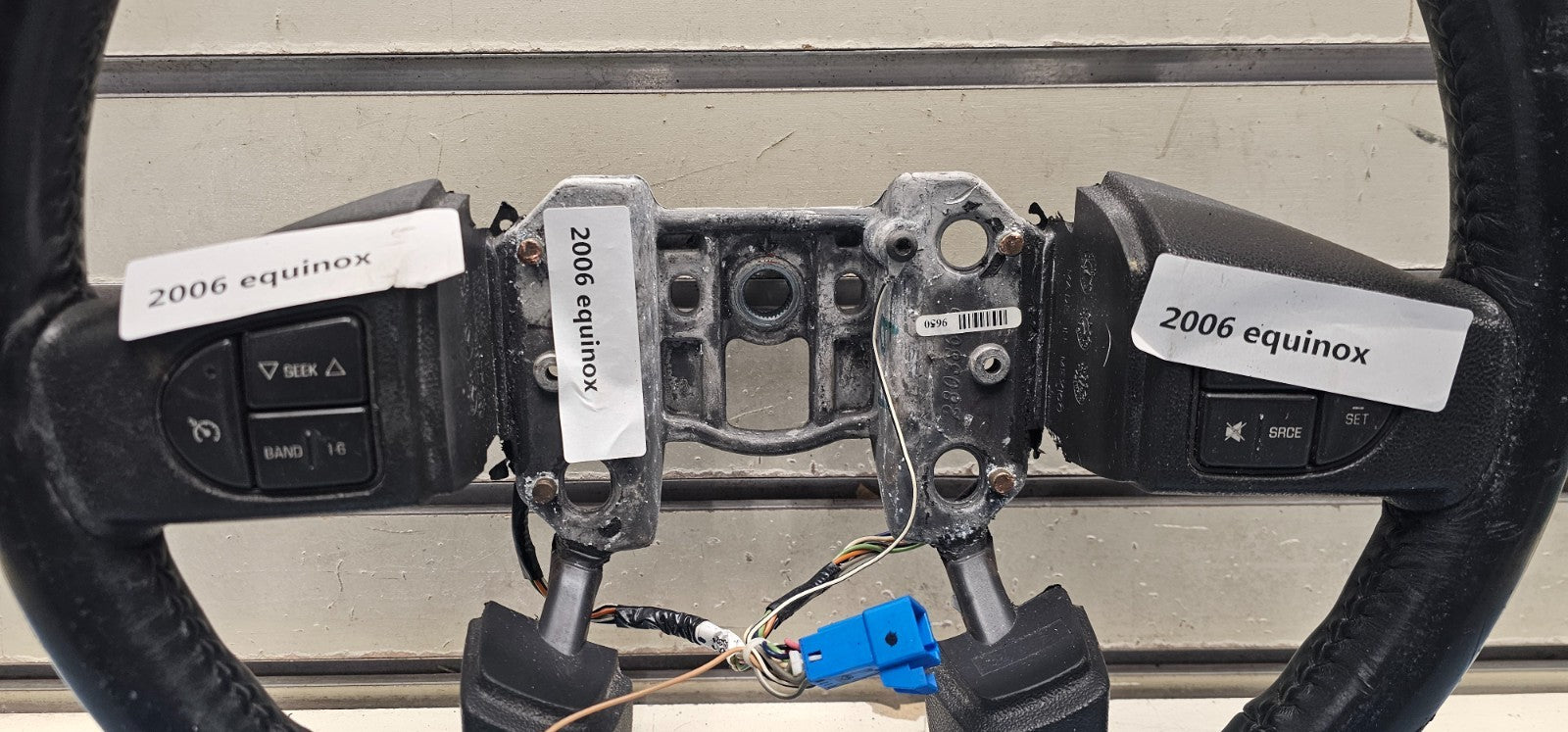 🔥05-06 CHEVROLET EQUINOX STEERING WHEEL CRUISE CONTROL BLACK OEM