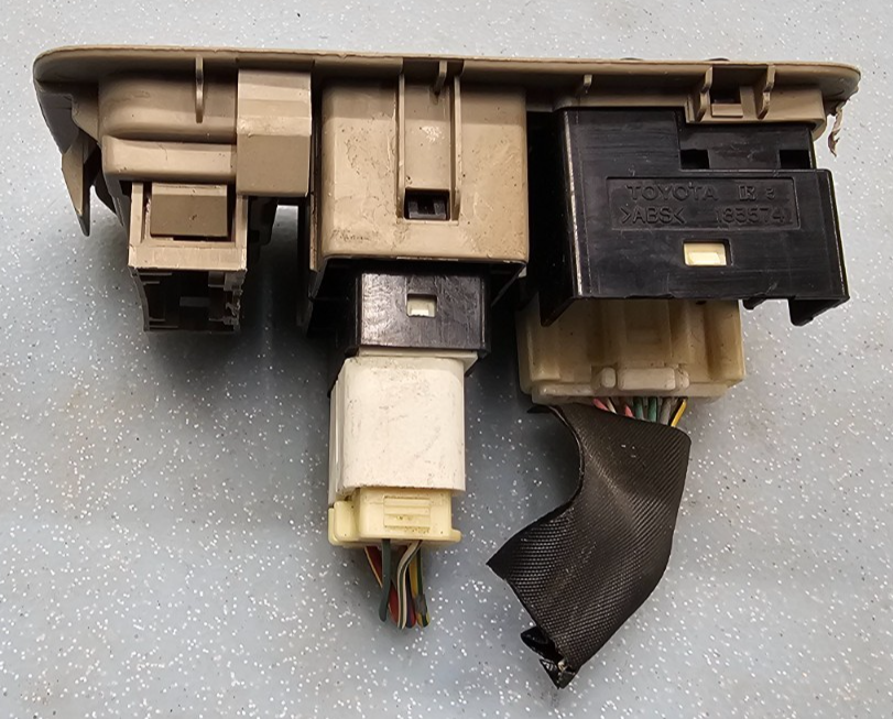 🔥04-10 Toyota Sienna LH RH Dash Outer Rear Vent Mirror Control Switch Tan