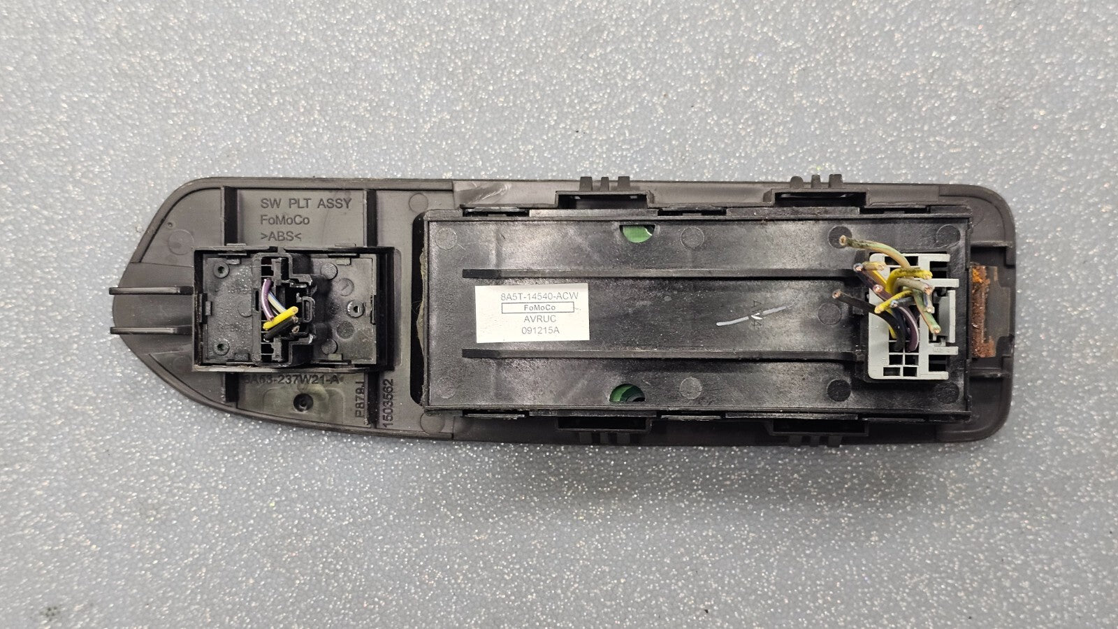 09-12 Lincoln MKS MKT Left Driver Master Power Door Window Control Switch Black
