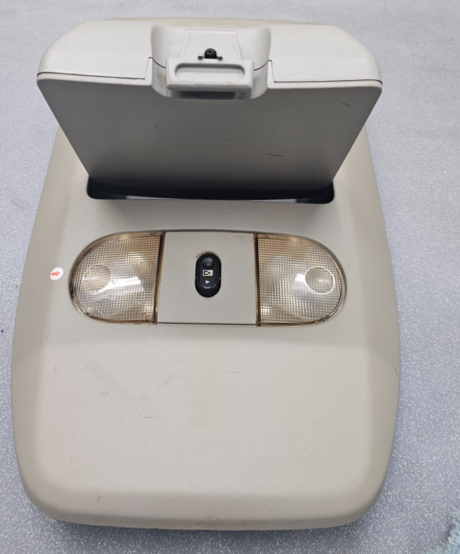 🔥04-08 Ford F-150 F150 Overhead Console DOME Light Lamp Roof🔴Storage GRAY 09