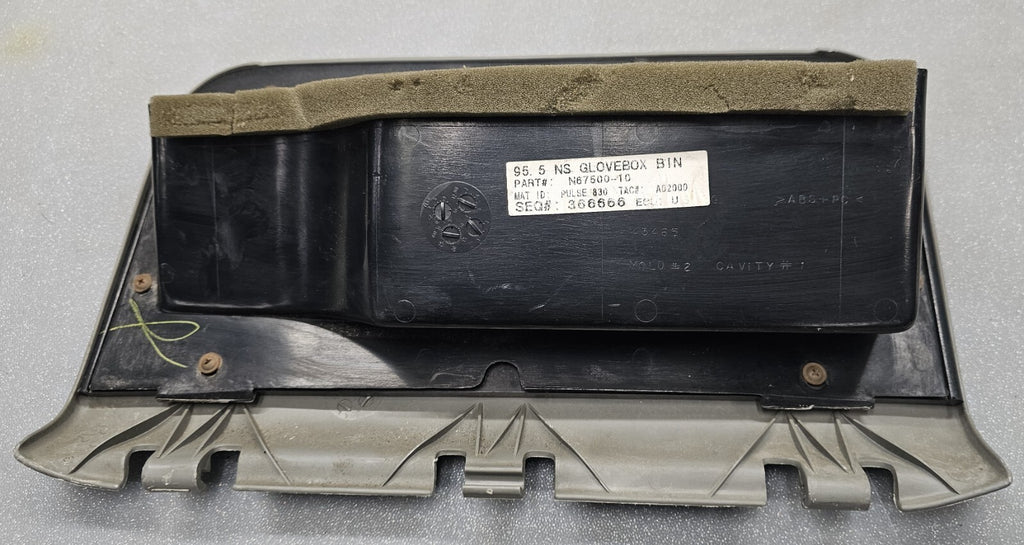 🔥96-00 Grand Caravan Dash Glove Box Storage Compartment Assembly Panel Gray