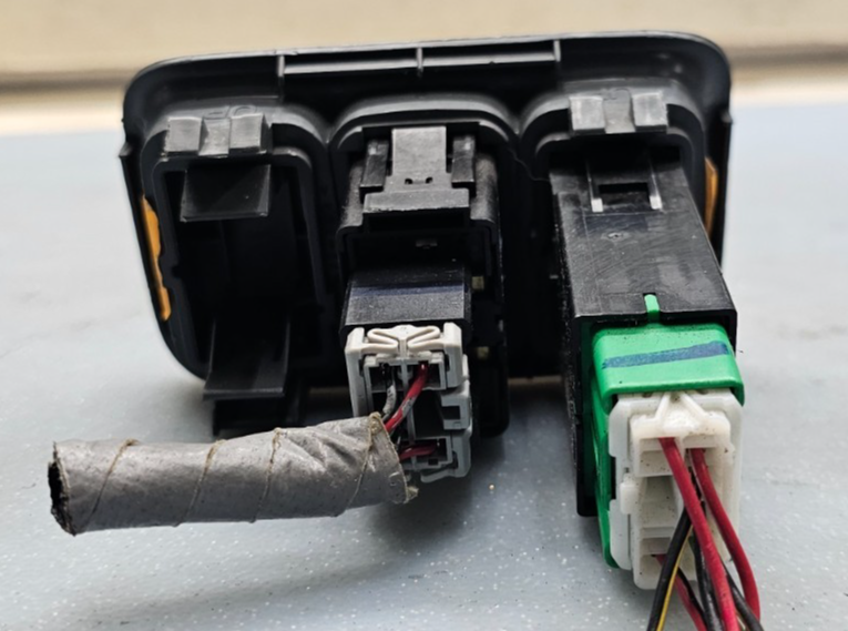 🔥03-08 Honda Pilot cruise control & light on/off switch with trim Black OEM