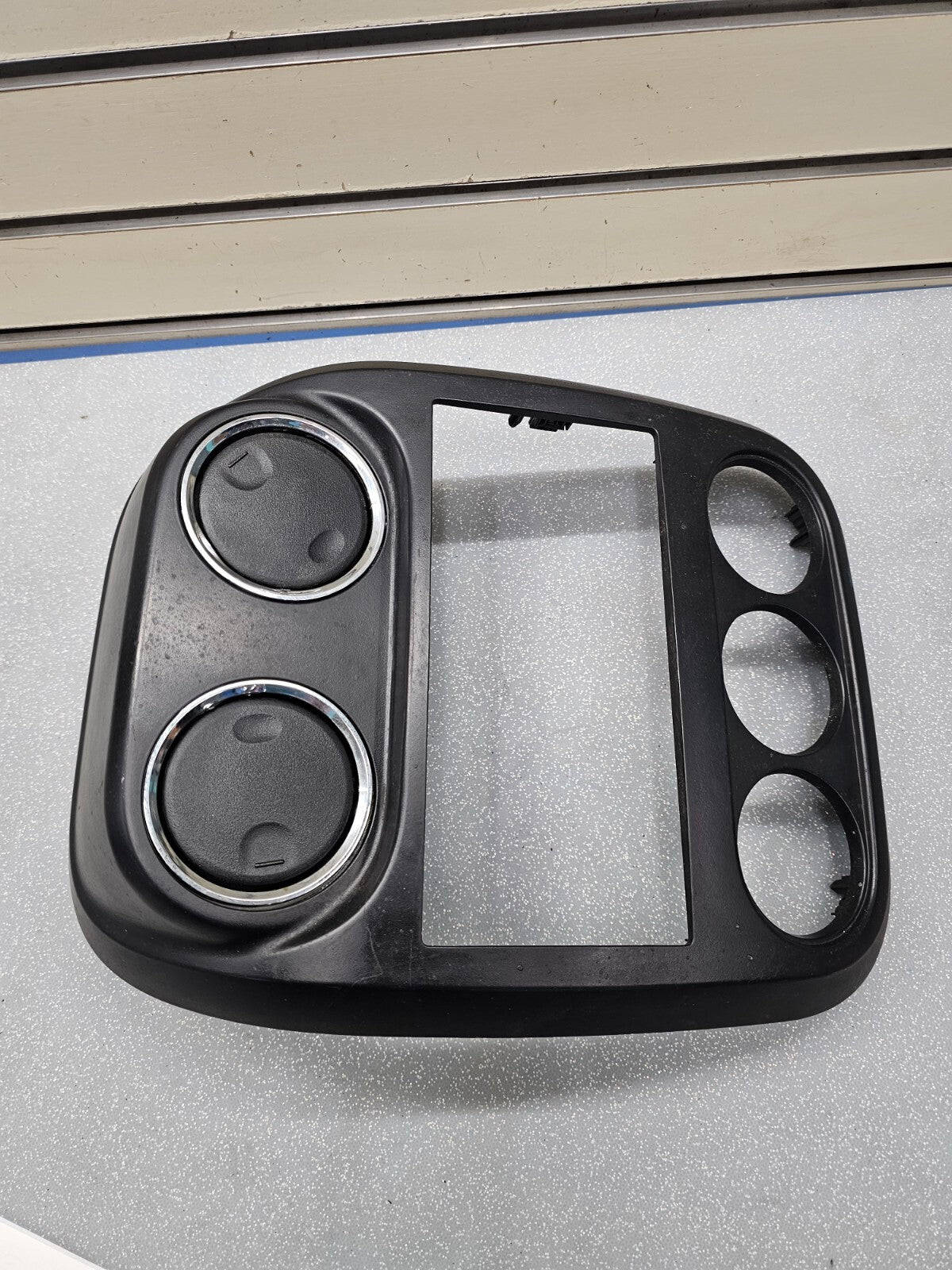 🔥10-16 Jeep Compass Patriot Center Radio Climate Dash Trim Bezel Vents BLACK