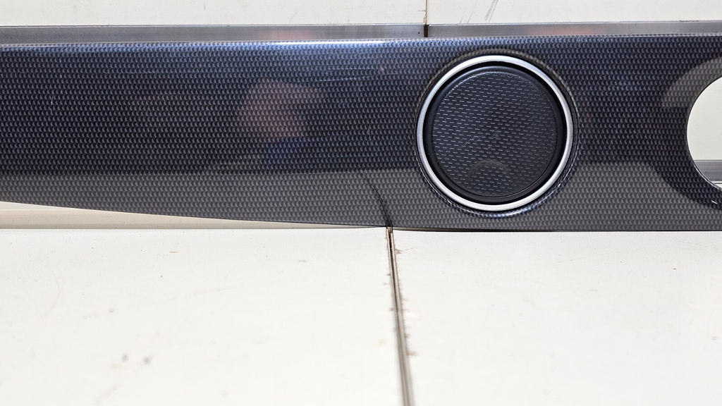 🔥03-06 MITSUBISHI OUTLANDER CARBON FIBER UPPER DASH VENT CLOCK BEZEL TRIM OEM