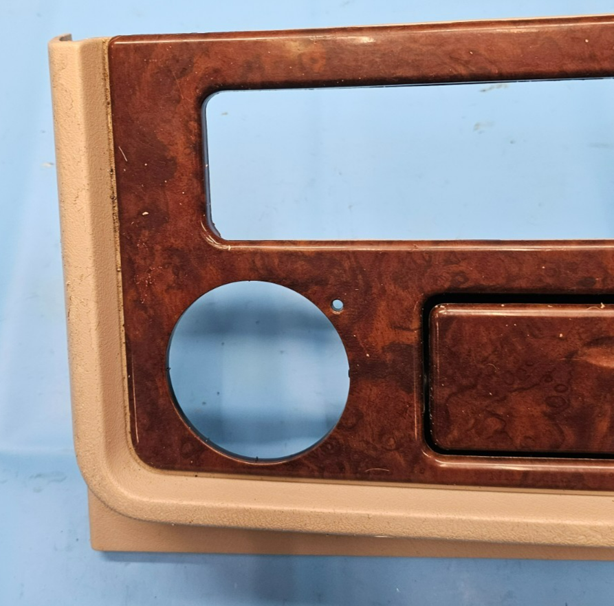 🔥03-06 Cadillac Escalade Center Console Upper Bezel Trim Clock Bezel  Wood OEM